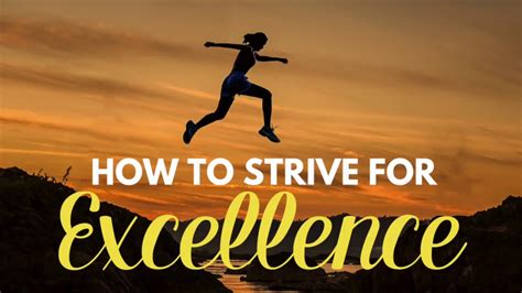 strive for excellence synonym.